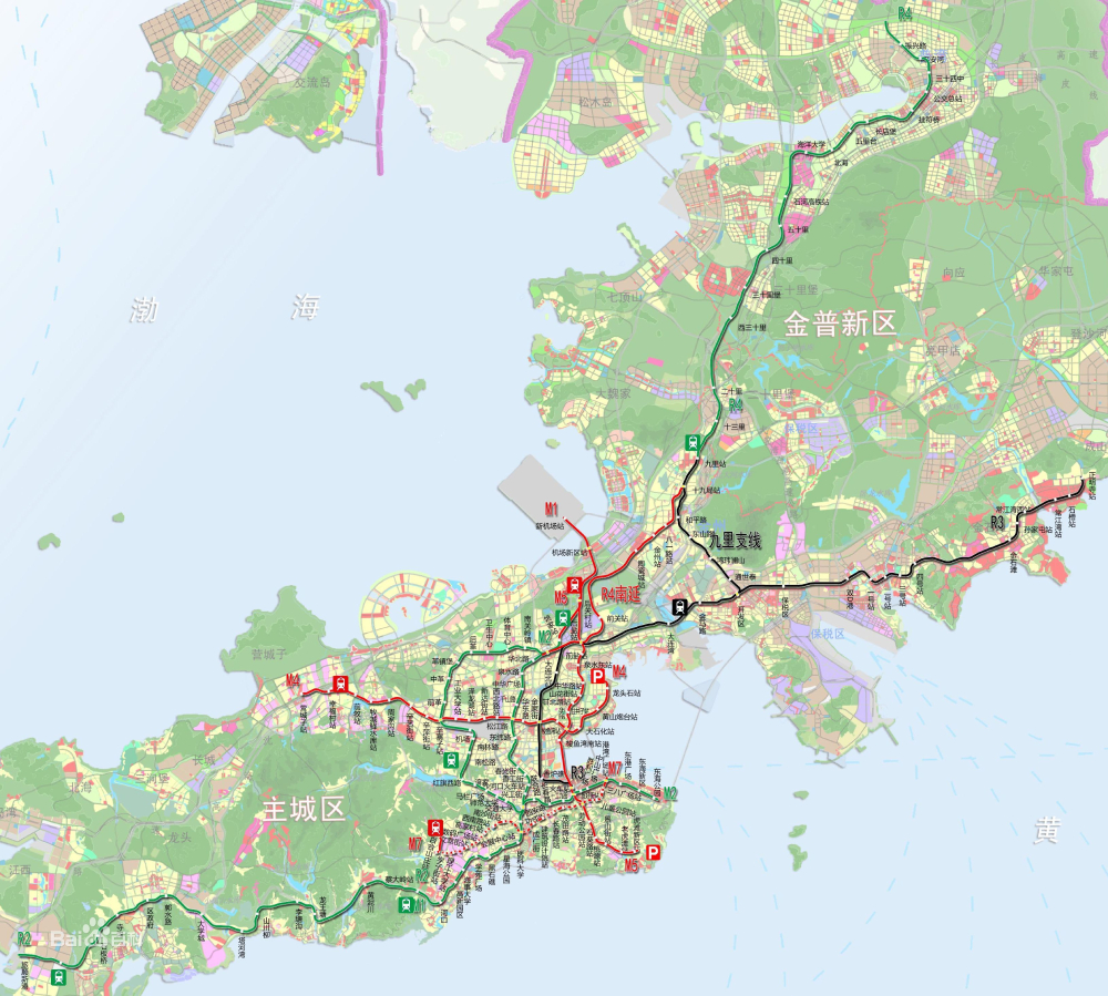 大連市城市軌道交通線網規劃