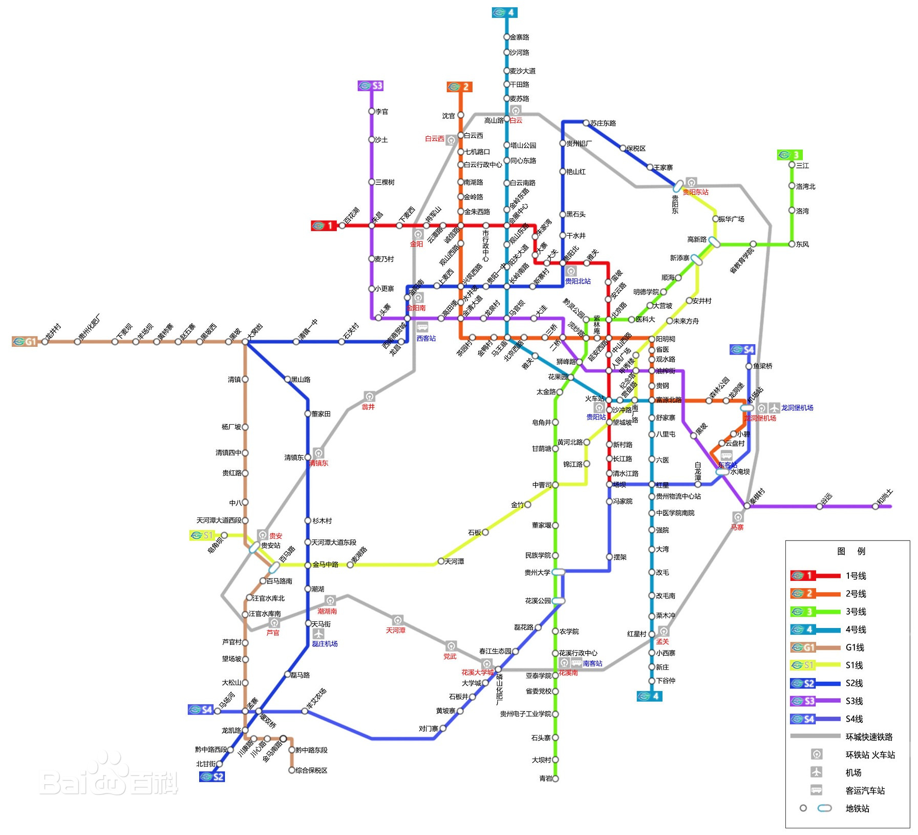 貴陽市城市軌道交通線網規劃
